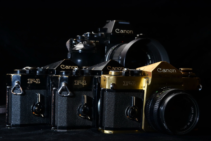 Das Canon F1 Reflex Camera Wallpaper