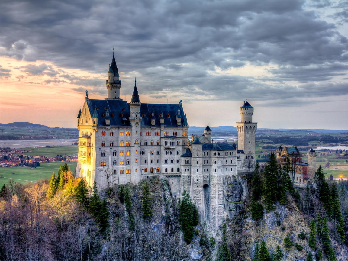 Sfondi Neuschwanstein Castle, Bavaria, Germany 1152x864