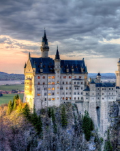 Fondo de pantalla Neuschwanstein Castle, Bavaria, Germany 176x220