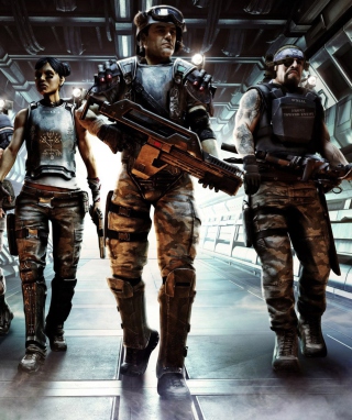 Aliens: Colonial Marines papel de parede para celular para Nokia Asha 300