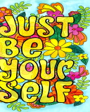 Das Just Be Yourself Wallpaper 128x160