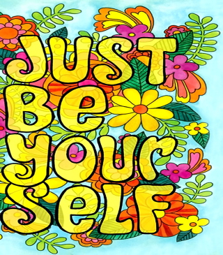 Just Be Yourself - Obrázkek zdarma pro 640x1136