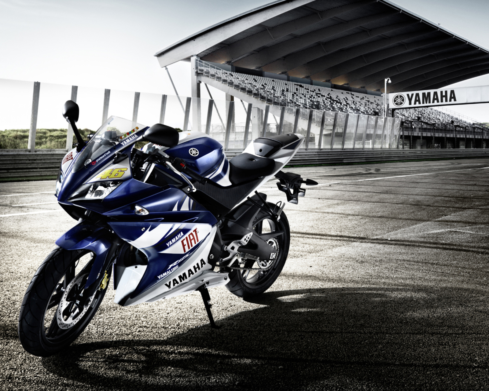 Screenshot №1 pro téma YZF R125 Yamaha Race Motor 1600x1280