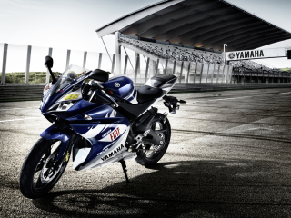 Screenshot №1 pro téma YZF R125 Yamaha Race Motor 320x240
