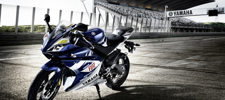 Screenshot №1 pro téma YZF R125 Yamaha Race Motor 720x320