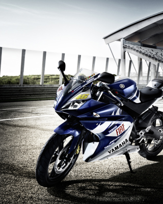 YZF R125 Yamaha Race Motor - Obrázkek zdarma pro iPhone 6 Plus
