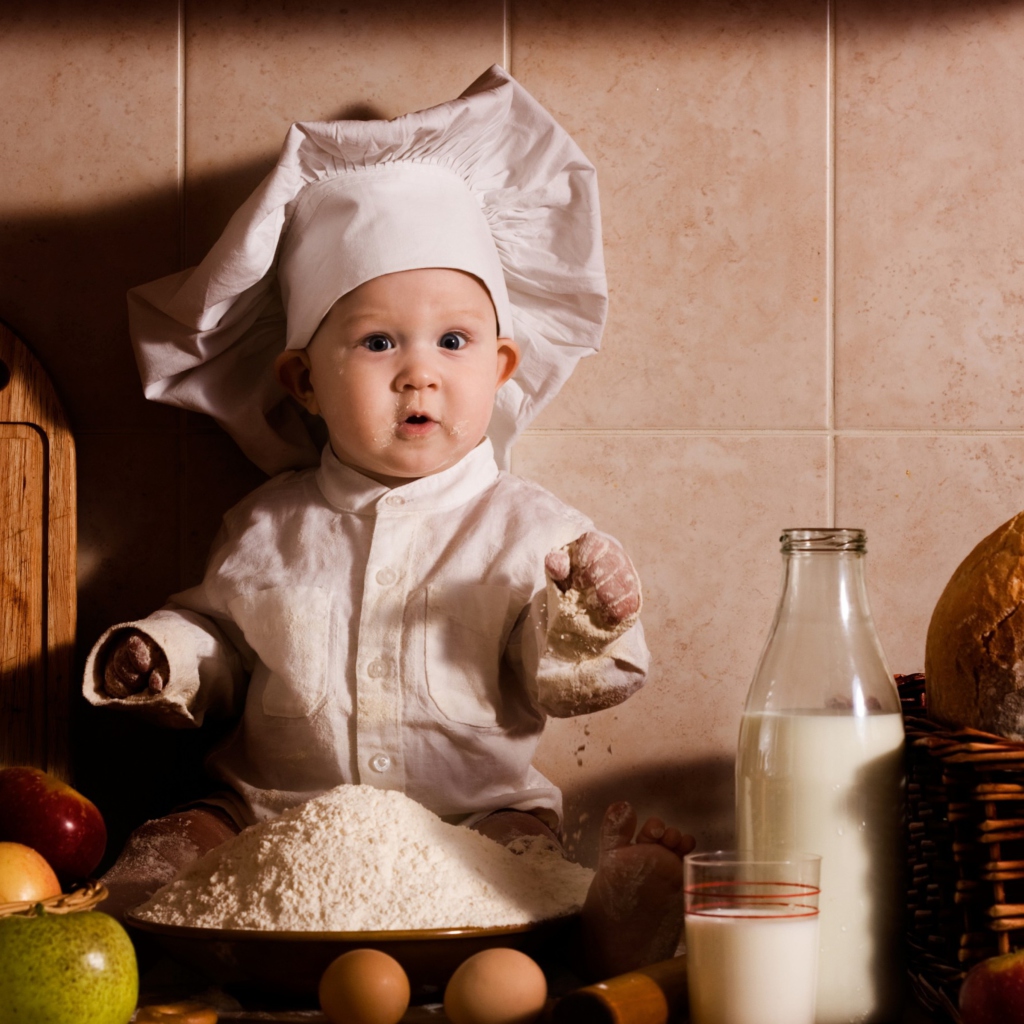 Baby Chef wallpaper 1024x1024