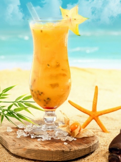 Das Summer Cocktail Wallpaper 240x320