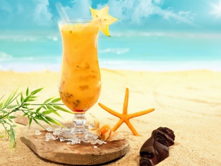 Das Summer Cocktail Wallpaper 320x240