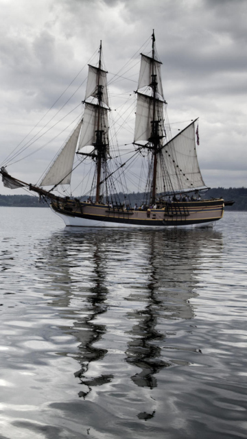 Sfondi Ship Near Brownsville Washington 360x640