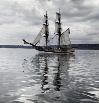 Ship Near Brownsville Washington - Obrázkek zdarma pro iPad 2
