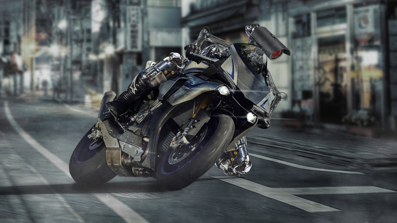 Sfondi Yamaha R1 1366x768