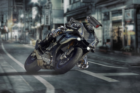 Fondo de pantalla Yamaha R1 480x320