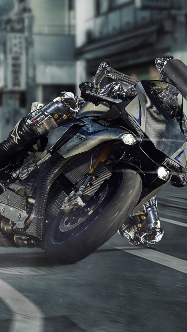 Yamaha R1 wallpaper 640x1136