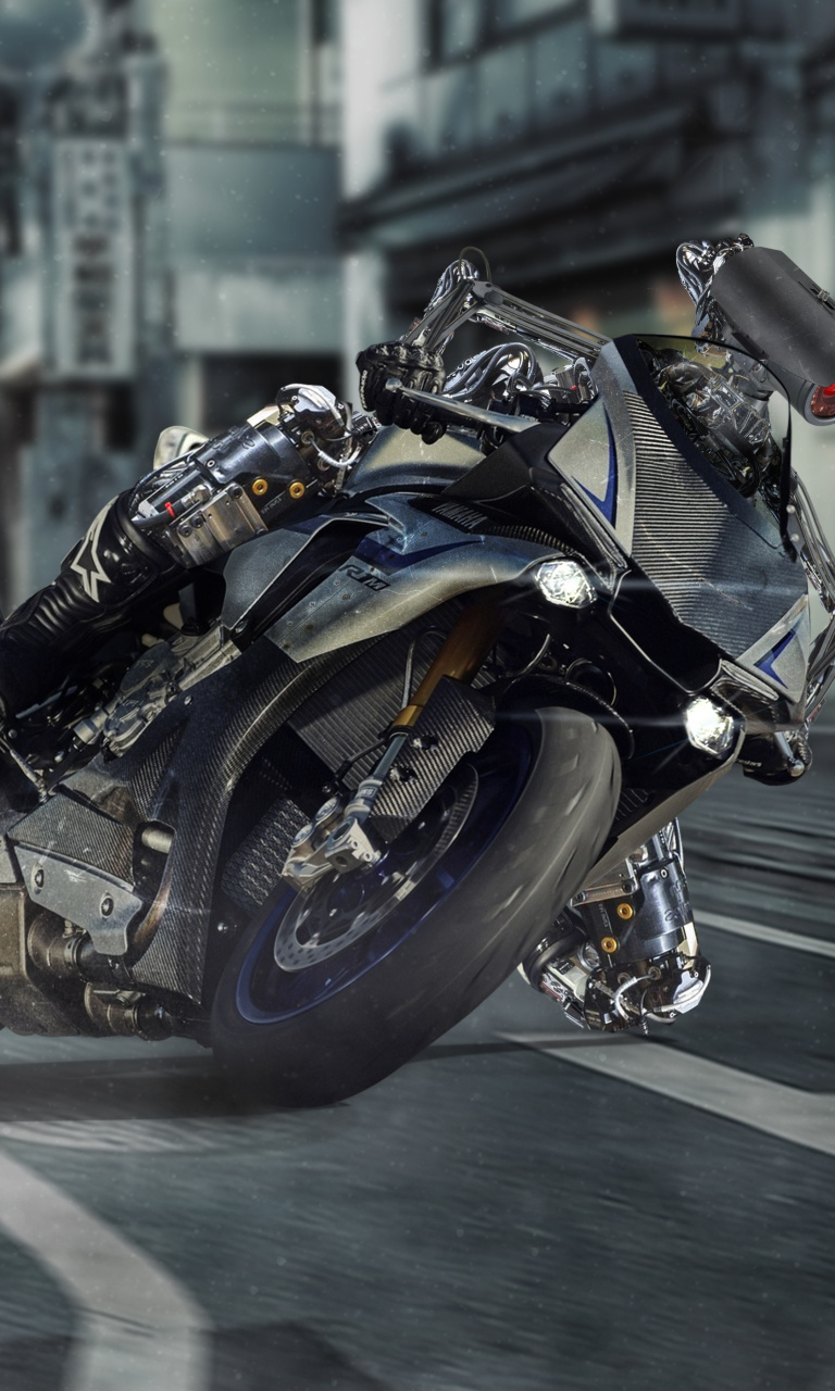 Yamaha R1 wallpaper 768x1280