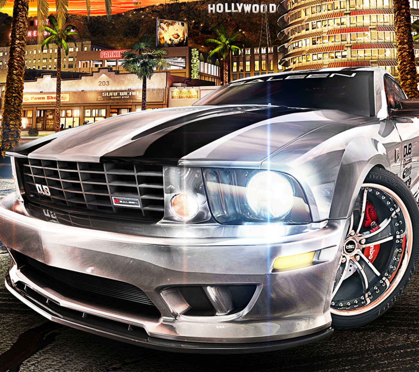 Fondo de pantalla Midnight Club Los Angeles 1440x1280