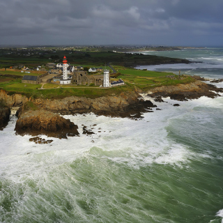 Lighthouse on the North Sea - Fondos de pantalla gratis para 208x208