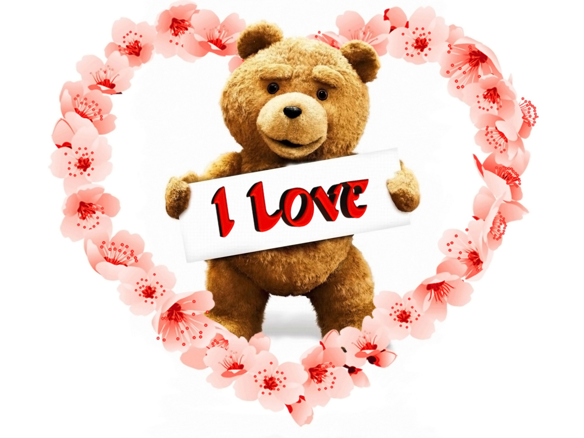 Fondo de pantalla Love Ted 1152x864