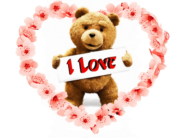 Fondo de pantalla Love Ted 640x480