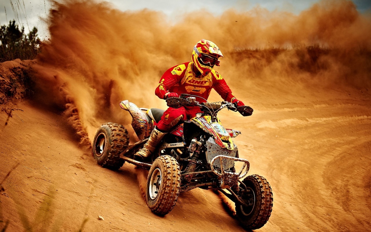 Fondo de pantalla Yamaha ATV Quad Bike 1280x800