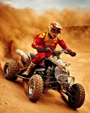 Fondo de pantalla Yamaha ATV Quad Bike 128x160