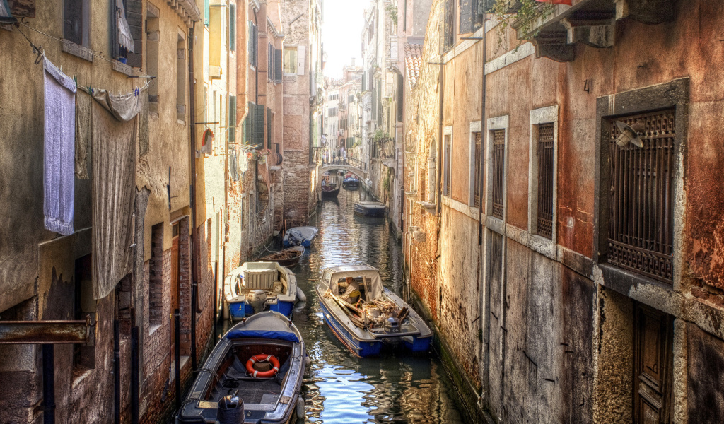 Screenshot №1 pro téma Canals of Venice Painting 1024x600