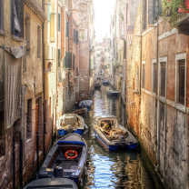 Das Canals of Venice Painting Wallpaper 208x208