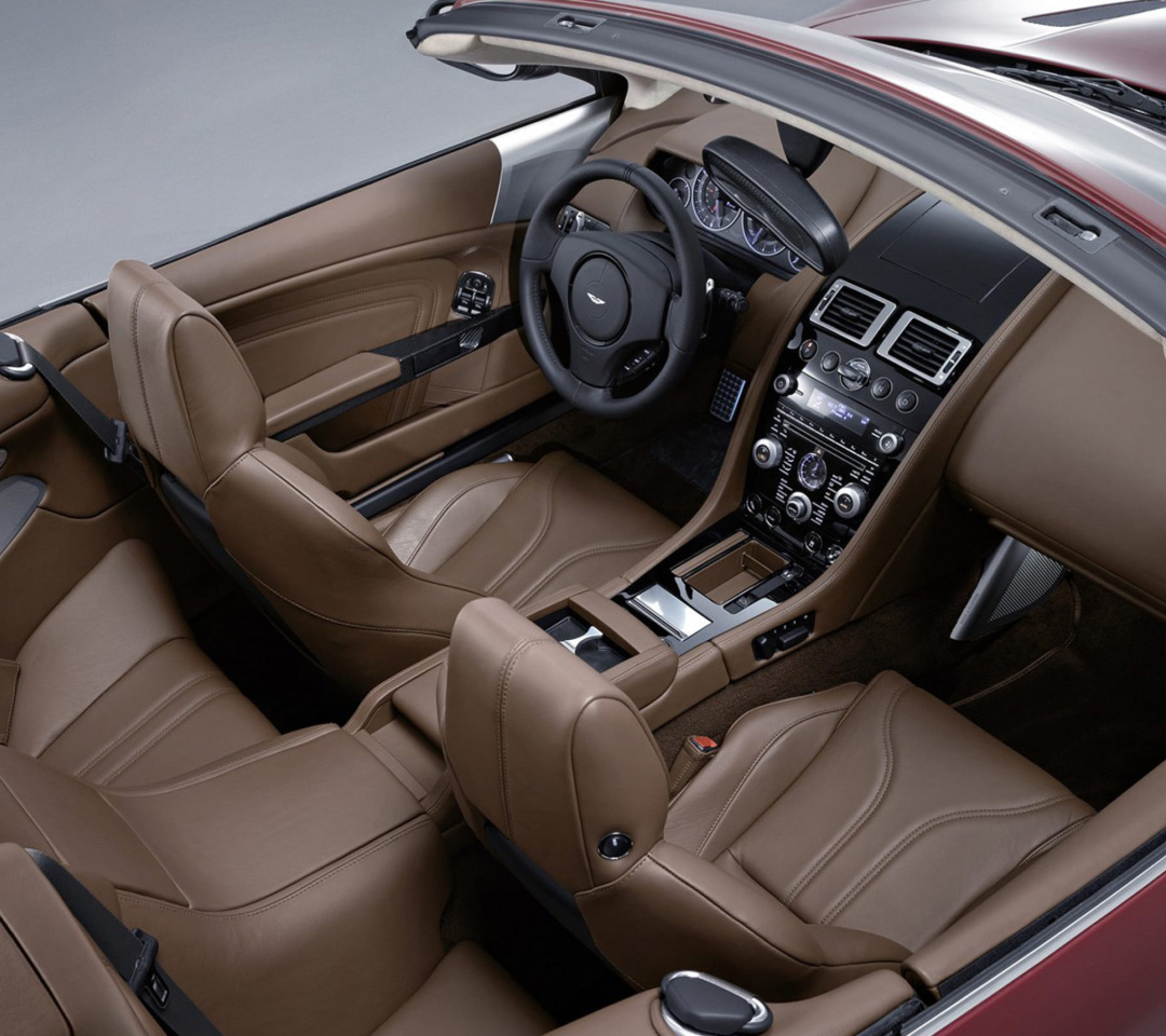 Fondo de pantalla Aston Martin DBS Interior 1080x960
