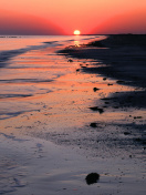 Sfondi Horizon at sunset 132x176