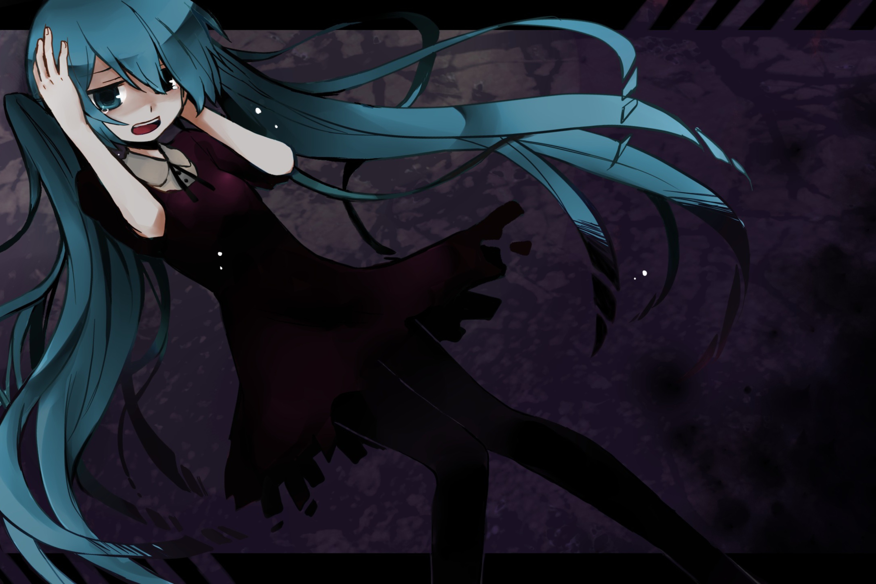 Screenshot №1 pro téma Hatsune Miku Vocaloid 2880x1920