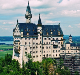 Schloss Neuschwanstein sfondi gratuiti per iPad