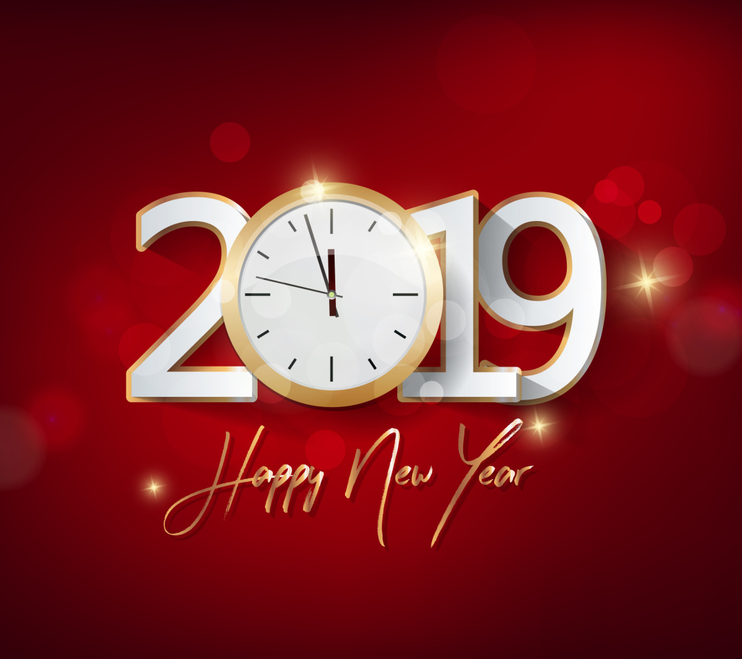 2019 New Year Festive Party wallpaper 1080x960