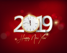 Das 2019 New Year Festive Party Wallpaper 220x176