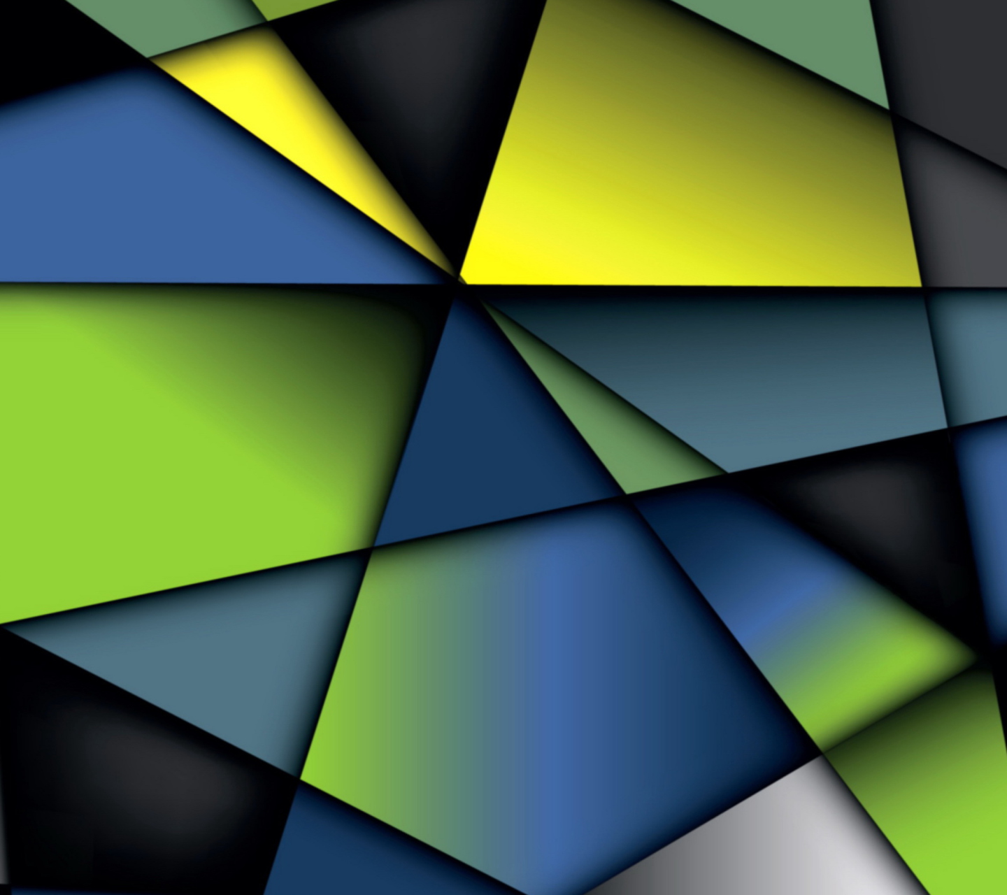 Colorful Geometry wallpaper 1440x1280