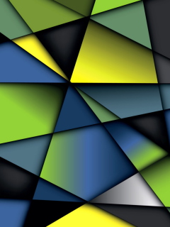 Colorful Geometry screenshot #1 240x320