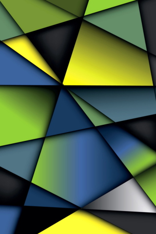 Colorful Geometry wallpaper 320x480