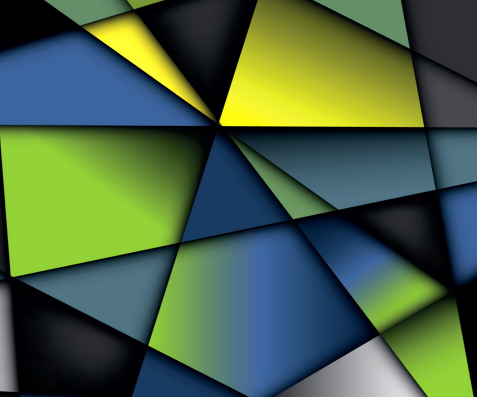 Colorful Geometry wallpaper 960x800