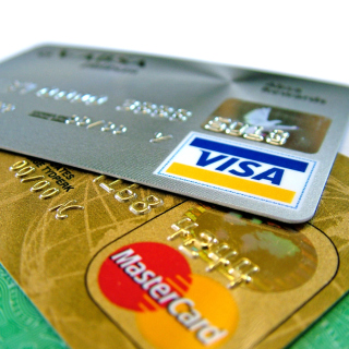 Plastic Money Visa And MasterCard - Obrázkek zdarma pro 1024x1024