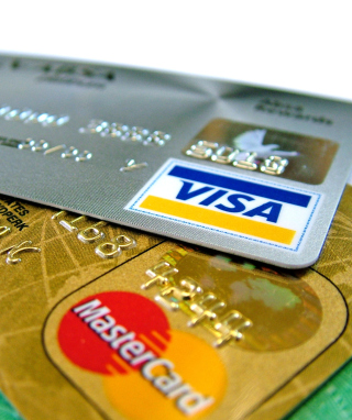 Plastic Money Visa And MasterCard - Obrázkek zdarma pro Nokia C-Series