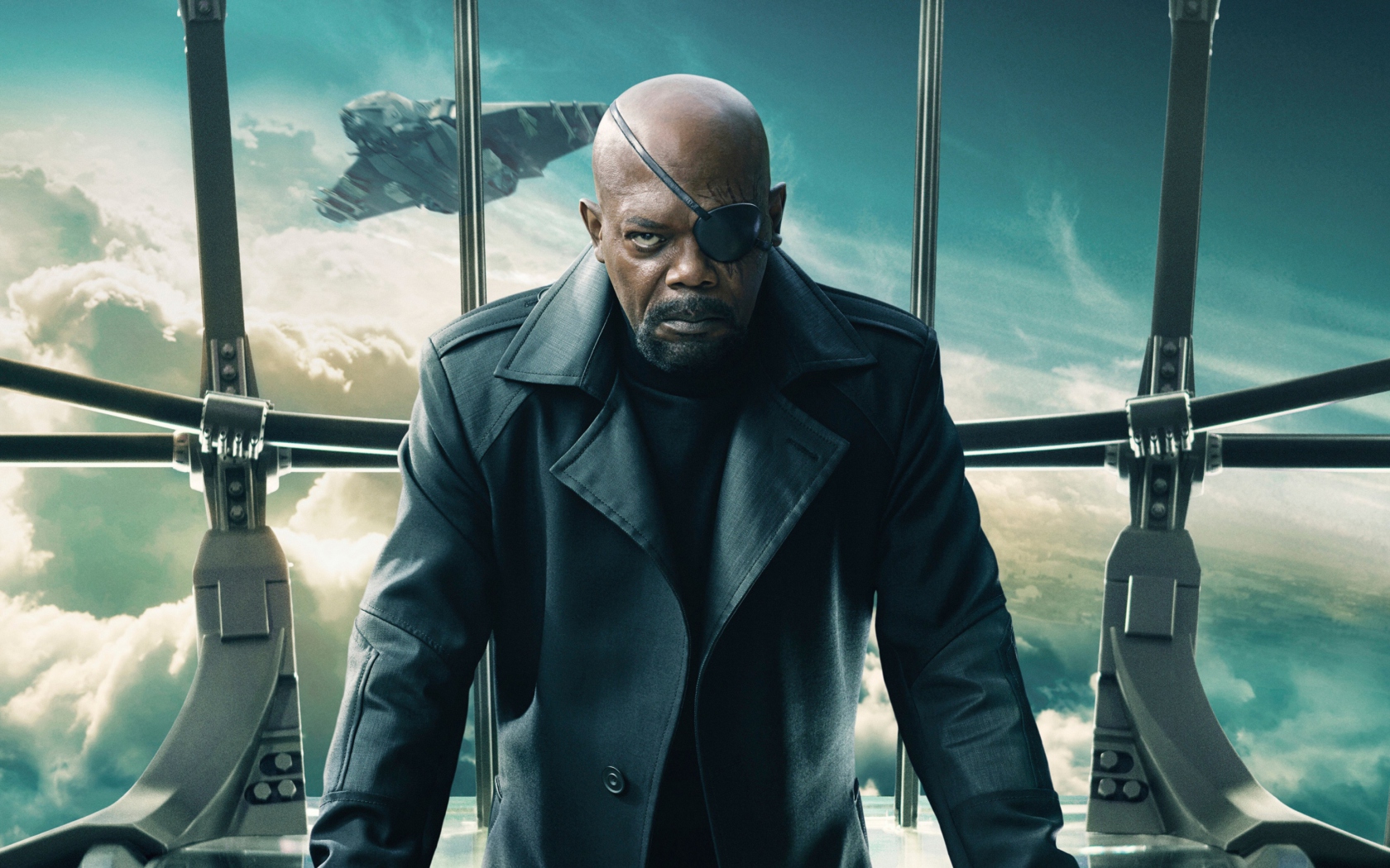 Nick Fury Captain America The Winter Soldier wallpaper 1680x1050