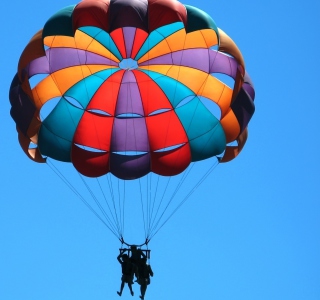 Big Colorful Air Balloon - Obrázkek zdarma pro 128x128