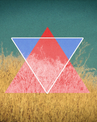 Triangle in Grass sfondi gratuiti per iPhone 4S
