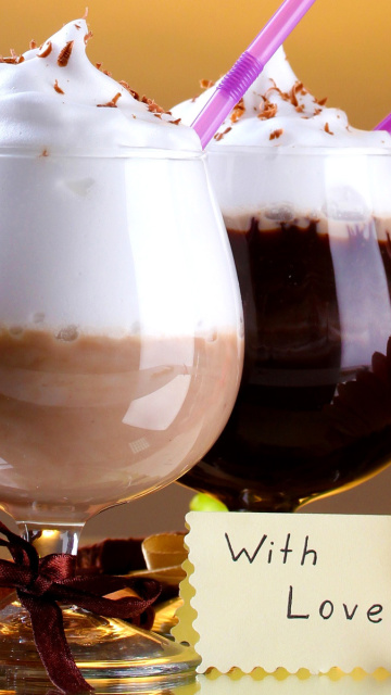 Foam Chocolate Drinks screenshot #1 360x640