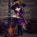 Das Witch Doll Wallpaper 128x128