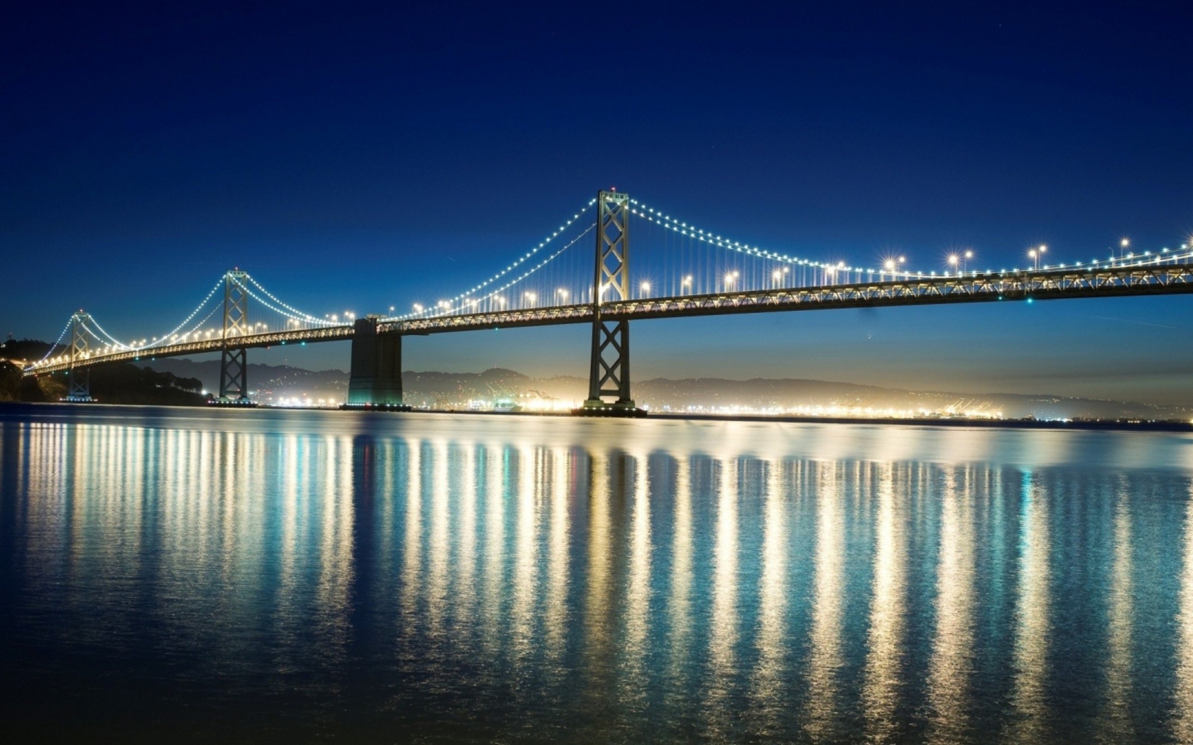Screenshot №1 pro téma San Francisco Bridge 1680x1050