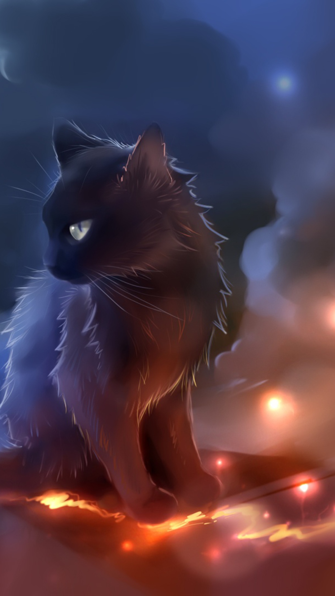 Screenshot №1 pro téma Cat Painting 1080x1920