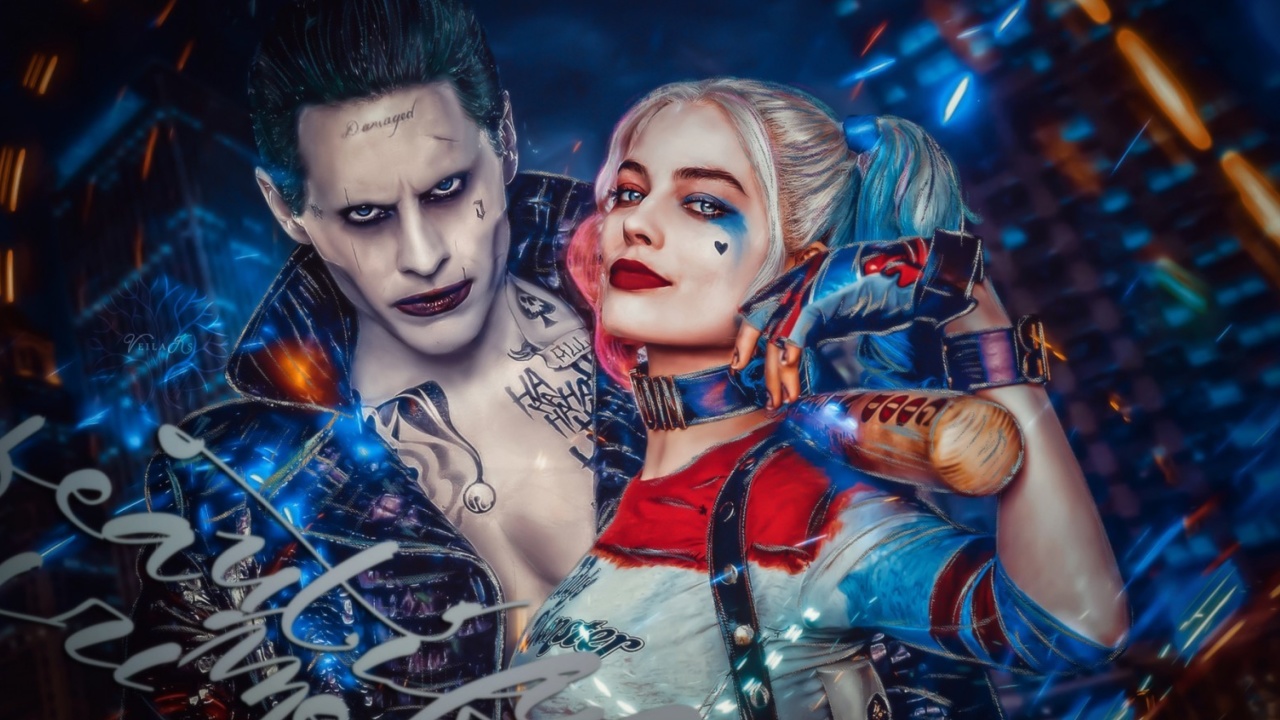 Screenshot №1 pro téma Margot Robbie in Suicide Squad film as Harley Quinn 1280x720