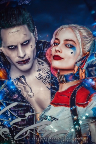 Screenshot №1 pro téma Margot Robbie in Suicide Squad film as Harley Quinn 320x480