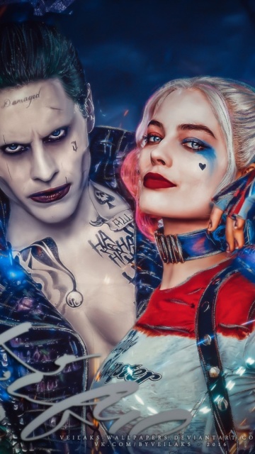 Margot Robbie in Suicide Squad film as Harley Quinn wallpaper 360x640