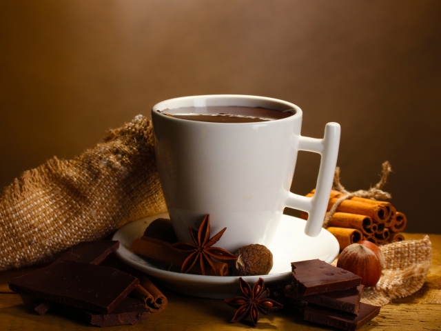 Обои Hot Spicy Chocolate 640x480